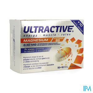 Ultractive Magnesium 630mg Comp 60