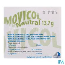 Afbeelding in Gallery-weergave laden, Movicol Impexeco Neutral Pdr Zakje 20x13,7g Pip
