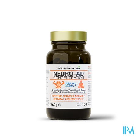 Neuro-ad Concentration Pot Caps 60