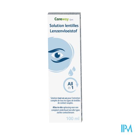 Careway Eyes All In 1 Lenzenvloeistof 100ml+houder