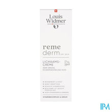 Load image into Gallery viewer, Widmer Remederm Lichaamscreme Zonder Parfum* 200ml

