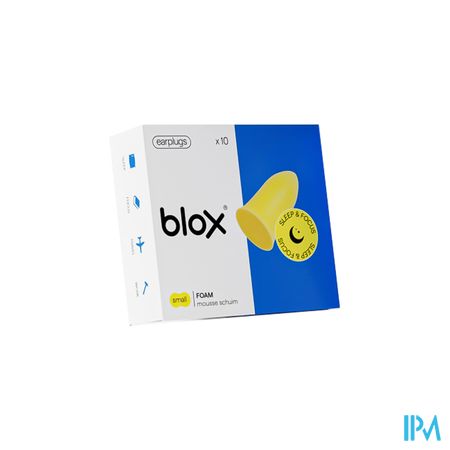 Blox Sleep Schuim Small Geel 5 Paar