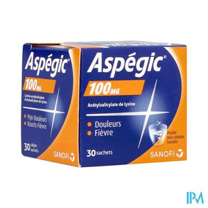 Aspegic 100 Pulv 30x 100mg