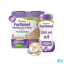 Afbeelding in Gallery-weergave laden, Fortimel Plantbased Protein Cappuccino 4x200ml
