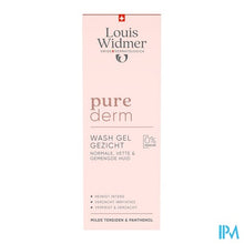 Load image into Gallery viewer, Widmer Purederm Wash Gel Gezicht Zonder Parfum 125ml
