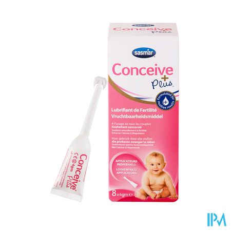 Conceive Plus Applicateur préconceptionnel 8x4g