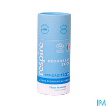 Afbeelding in Gallery-weergave laden, Respire Deodorant Katoen Bloem Stick Karton 50g
