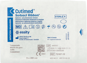 Cutimed Sorbact Gaasstrook 5x200cm 1 7216700