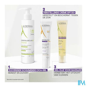 Aderma Epitheliale Creme Spf50+ A/vlekken 40ml