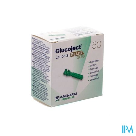 Glucoject Lancets Plus 33g 50 44118