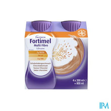 Load image into Gallery viewer, Fortimel Multifiber 1.5kcal Chocolade 4x200ml
