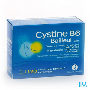 Cystine B6 Zink Bailleul Haaruitval Comp 120