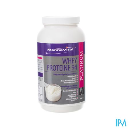 Mannavital Whey Proteine 94 Pdr 900g