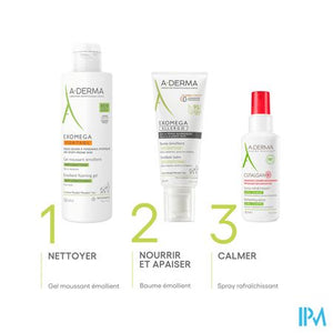 Aderma Exomega Control Emolierend Gel Schuim.500ml