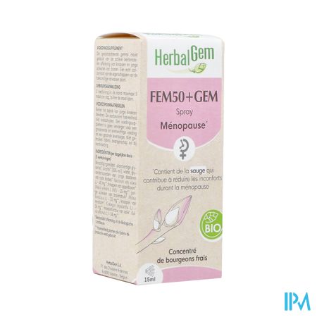 Herbalgem Fem50+ Gem Spray Bio 15ml