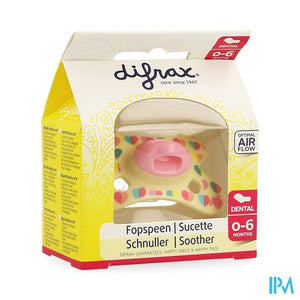 Difrax Fopspeen Sil Mini-dental 0-6m 799