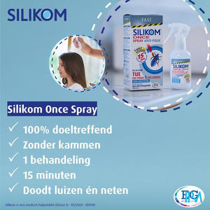 Silikom Once Spray Gel A/Luizen              100Ml