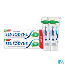 Load image into Gallery viewer, Sensodyne Fresh Mint Tandpasta Tube 2x75ml
