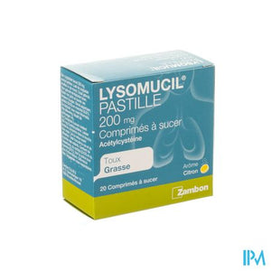 Lysomucil 200 Comp A Sucer - Zuigtabletten 20