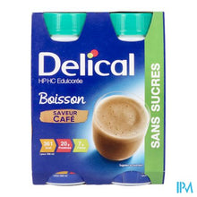 Afbeelding in Gallery-weergave laden, Delical Melkdrank Z/suiker Koffie 4x200ml
