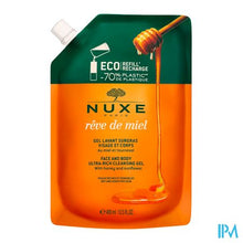 Afbeelding in Gallery-weergave laden, Nuxe Reve De Miel Gel Lavant Refill Eco 400ml
