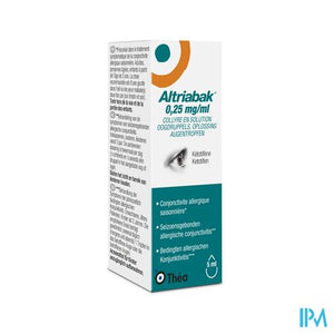 Altriabak 0,25mg/ml Oogdruppels Fl 5ml