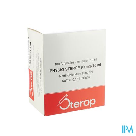 Sterop Physio 10ml 0,9 % 100 Amp