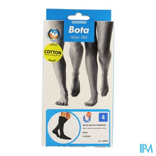 Afbeelding in Gallery-weergave laden, Bota Relax 280 Katoen Korte Kous Zwart N4
