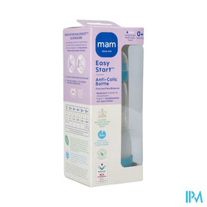 Mam Zuigfles Easy Start A/colic Matt Blauw 260ml