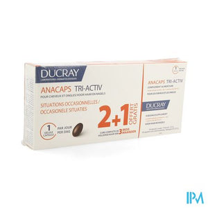 Ducray Anacaps Tri-activ Caps 3x30