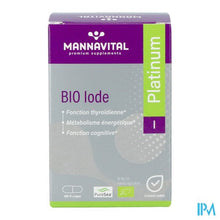 Load image into Gallery viewer, Mannavital Jodium Platinum Bio V-caps 90
