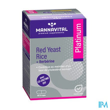 Afbeelding in Gallery-weergave laden, Mannavital Red Yeast Rice+berberine Plat.v-caps 60
