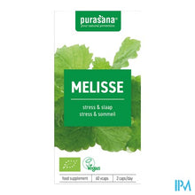 Charger l'image dans la galerie, Purasana Vegan Melisse 300mg Bio V-caps 60
