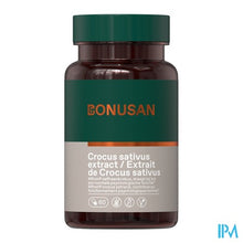 Afbeelding in Gallery-weergave laden, Crocus Sativus Extract Caps 60 Bonusan
