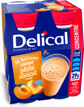 Chargement de l'image dans la galerie, Delical Hp Hc Beverage Conc. Pêche Abricot. 4x200ml
