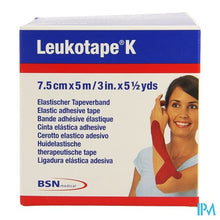 Afbeelding in Gallery-weergave laden, Leukotape K Kleefwindel Elast Rood 7,5cmx5m 1
