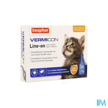 Load image into Gallery viewer, Beaphar Vermicon Line-on Kitten 3x0,75ml
