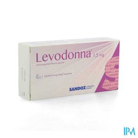 Levodonna 1,5mg Sandoz Comp 1 X 1,5mg