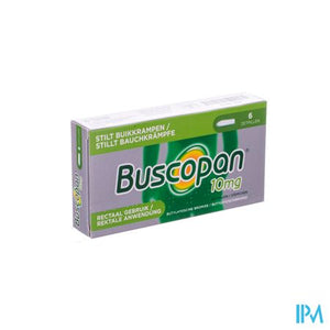 Buscopan Supp 6 X 10mg