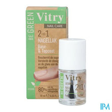 Load image into Gallery viewer, Nagellak Be Green 2&1 Base & Top Coat 10ml
