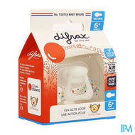 Difrax Fopspeen Natural 6m+ Cliniclowns