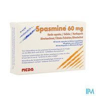 Spasmine Caps 40 X 60mg