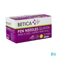 Load image into Gallery viewer, Betica Pen Needles Quinta 4mmx32g 100
