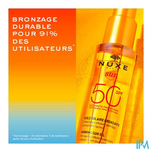 Nuxe Tanning Sun Oil Ip50 Face&body Spray 150ml