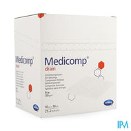 Medicomp Drain 10x10cm 6l. St.25x2 P/s