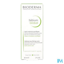 Afbeelding in Gallery-weergave laden, Bioderma Sebium Global Intens Zuiver. Verzorg 30ml
