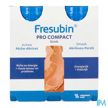 Afbeelding in Gallery-weergave laden, Fresubin Pro Compact Abrikoos Perzik 4x125ml
