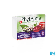 Phytalma Gompastilles Vlierbloesem + Stevia 50g