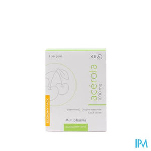 Multipharma Acerola 1000mg Kauwtabletten 48