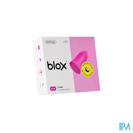 Blox Sleep Schuim Small Roze 5 Paar